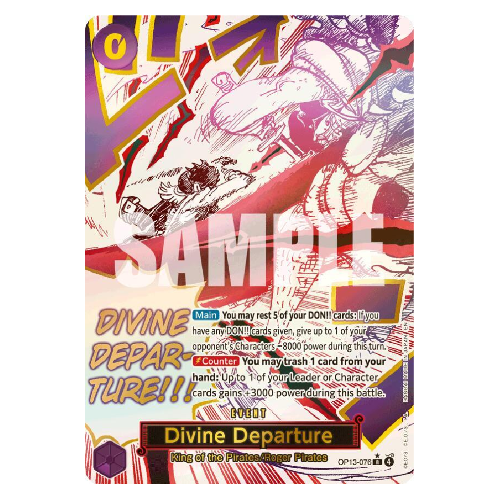 Divine Departure (Alt Art) - OP13-076 - R - 1st Edition