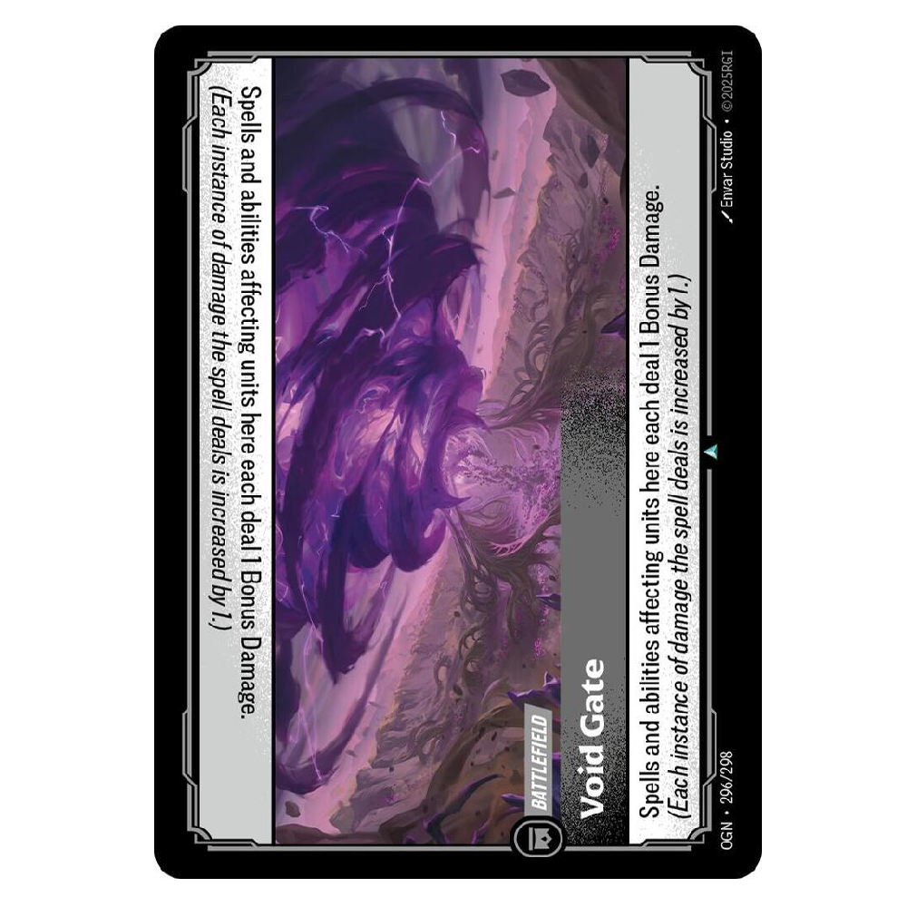 Void Gate (Foil) - OGN 296/298 - Uncommon - 1st Edition