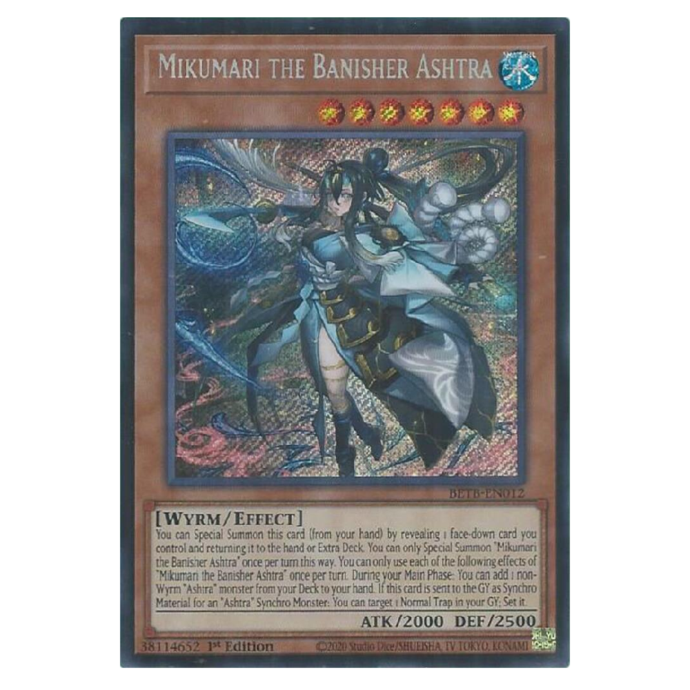 Mikumari the Banisher Ashtra - BETB-EN012 - Secret Rare - 1st Edition