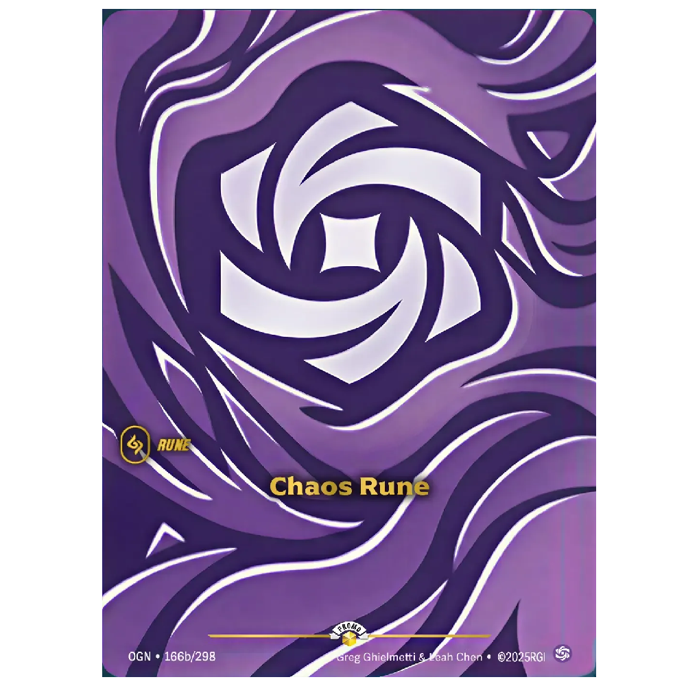 Chaos Rune - OGN 166b/298 - Promo - 1st Edition