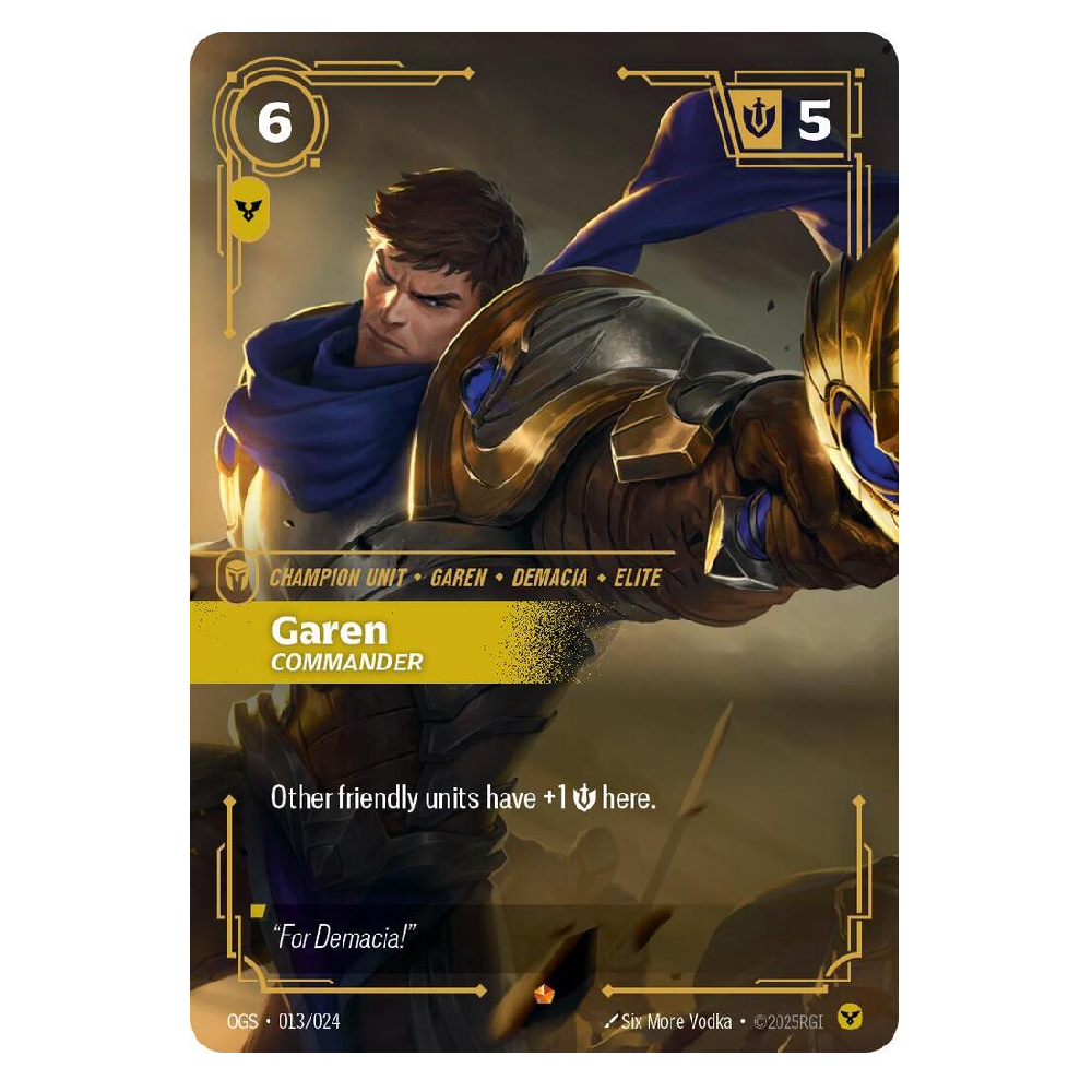 Garen Commander - OGS 013/024 - Promo - 1st Edition