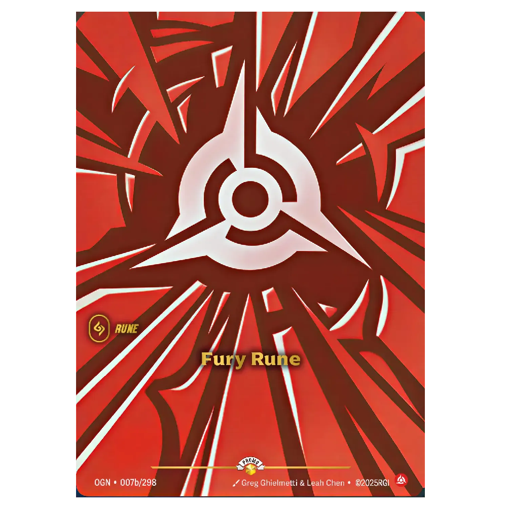 Fury Rune - OGN 007b/298 - Promo - 1st Edition