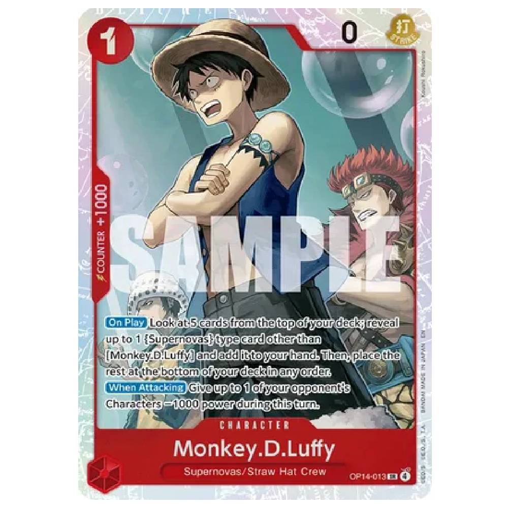 Monkey.D.Luffy - OP14-013 - SR - 1st Edition