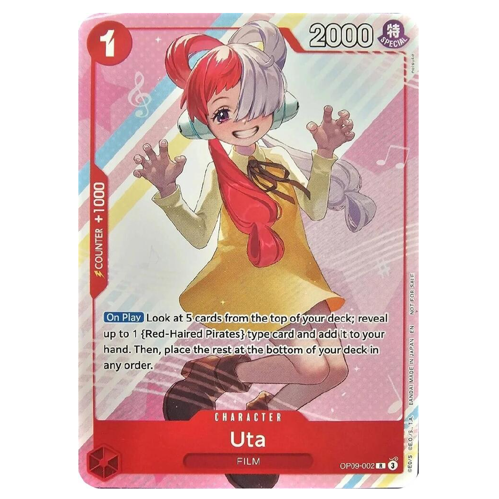 Uta (Welcome Pack Vol.2) - OP09-002 - R - 1st Edition