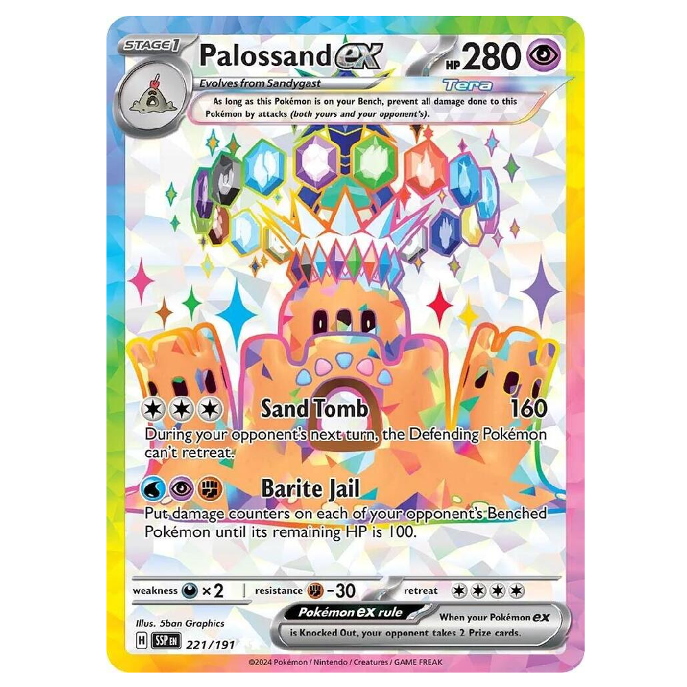 Palossand ex - 221/191 - Ultra Rare - 1st Edition