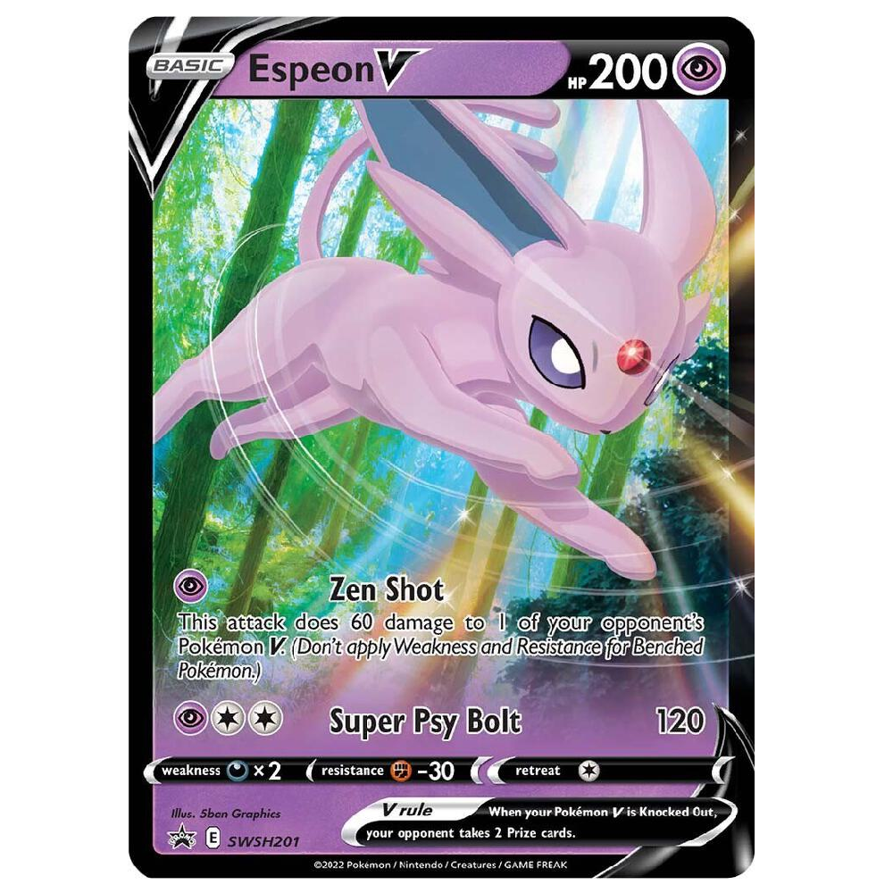 Espeon V - SWSH210 - Promo - 1st Edition
