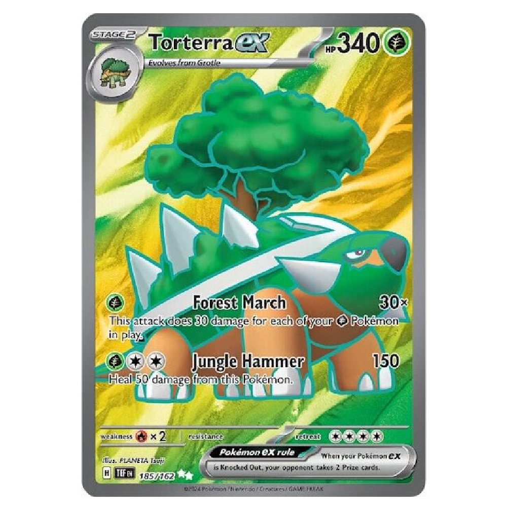 Torterra ex - TEF 185/162 - Ultra Rare - 1st Edition