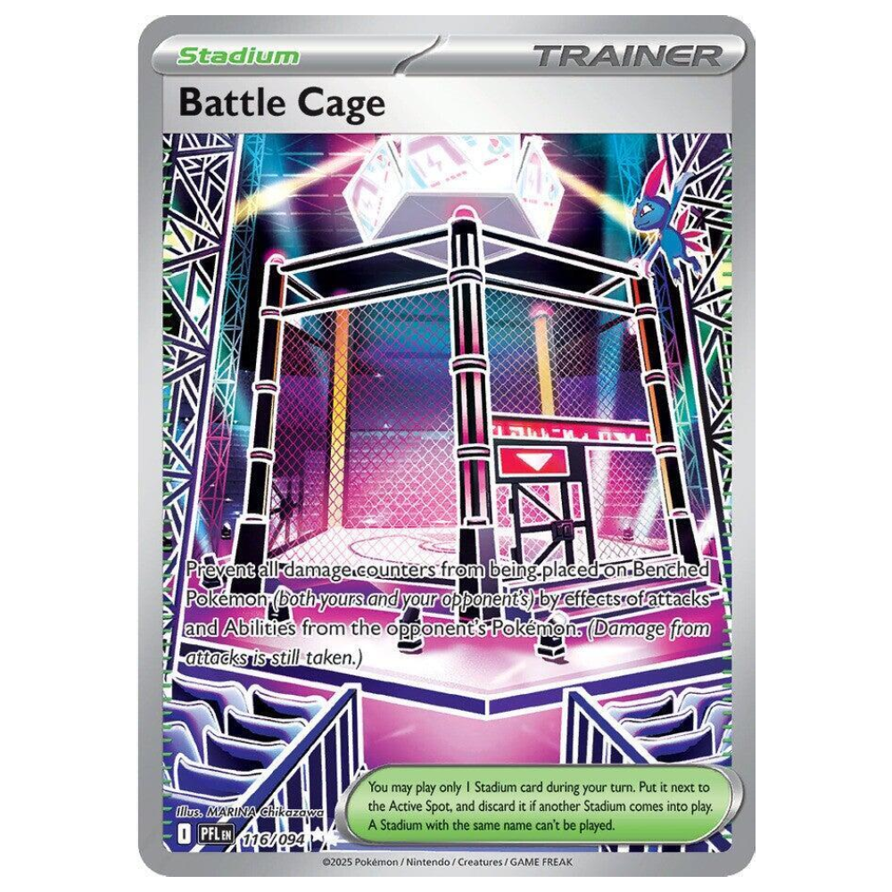 Battle Cage - PFL 116/094 - Utra Rare - 1st