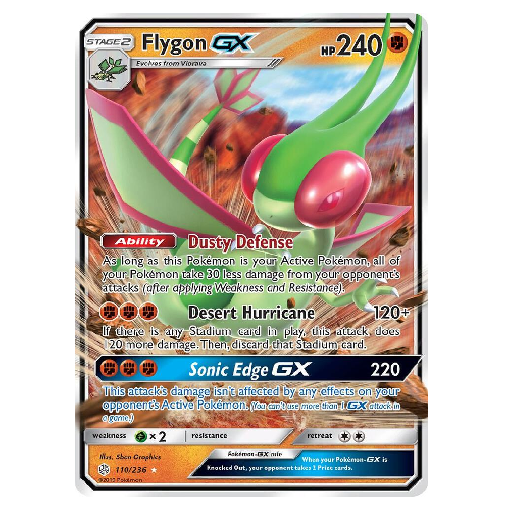 Flygon GX - 110/236 - Ultra Rare - 1st Edition