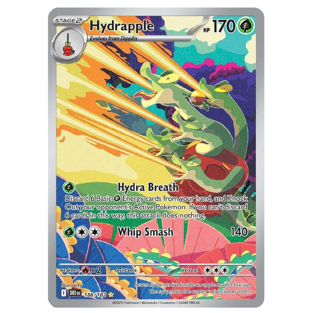 Hydrapple - DRI 188/182 - Illustration Rare - 1st Edition