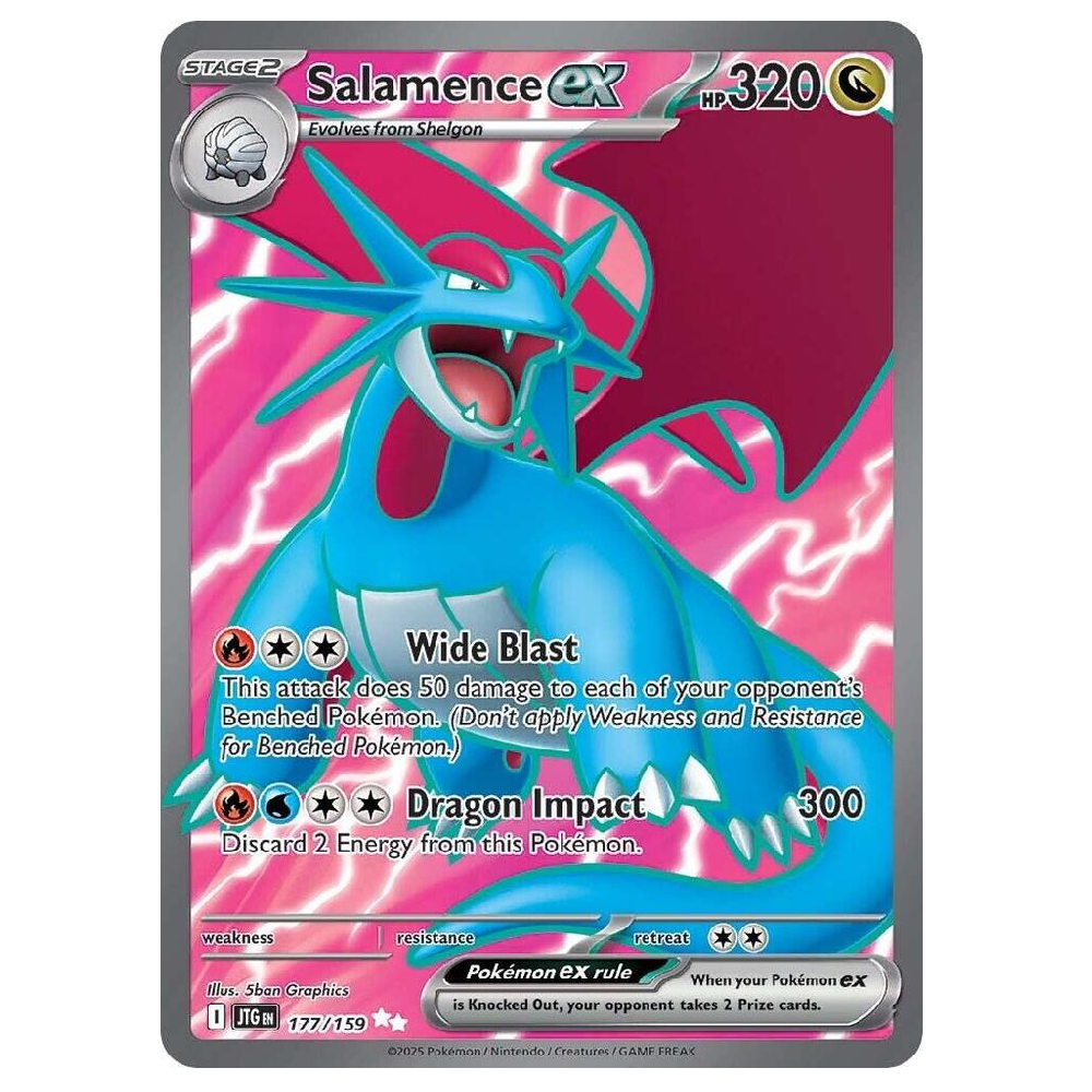 Salamence ex - JTG 177/159 - Ultra Rare - 1st Edition
