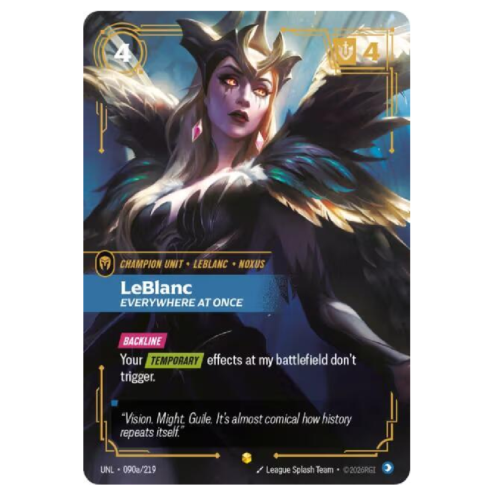 Leblanc Everywhere At Once (Alt Art) - UNL 090a/219 - Showcase - 1st Edition