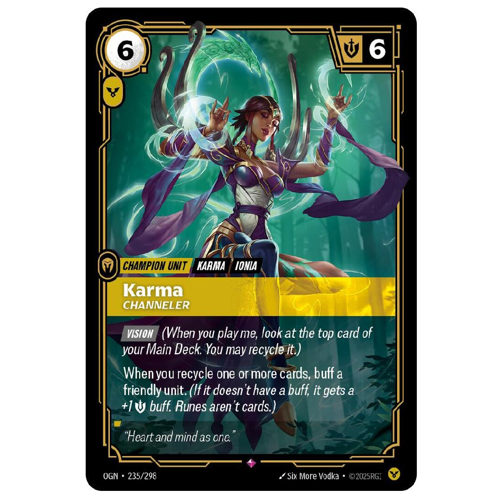Karma Channeler - OGN 235/298 - Rare - 1st Edition