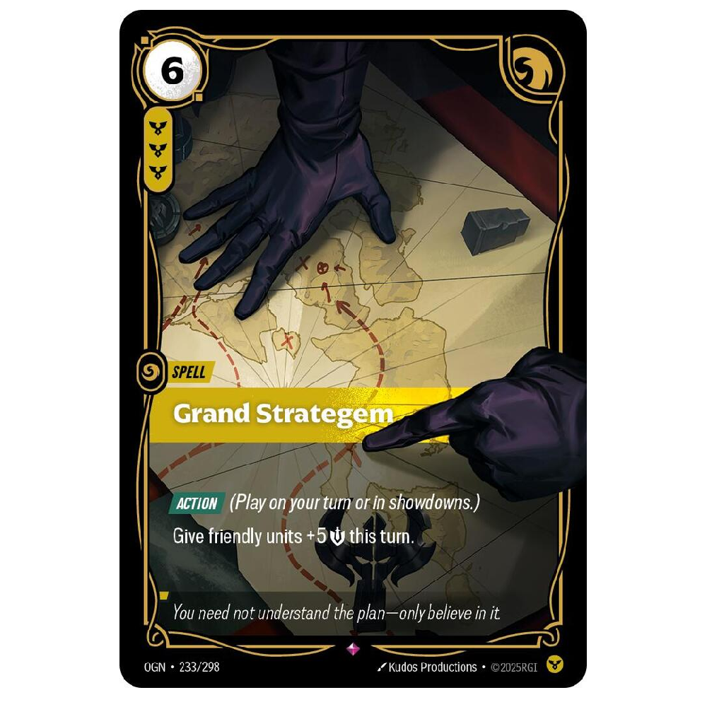 Grand Strategem - OGN 233/298 - Rare - 1st Edition