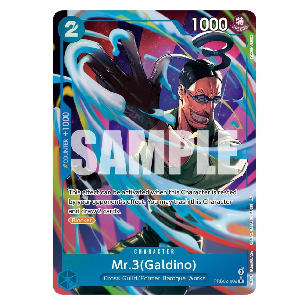 Mr.3 (Galdino) - PRB02-009 - R - 1st
