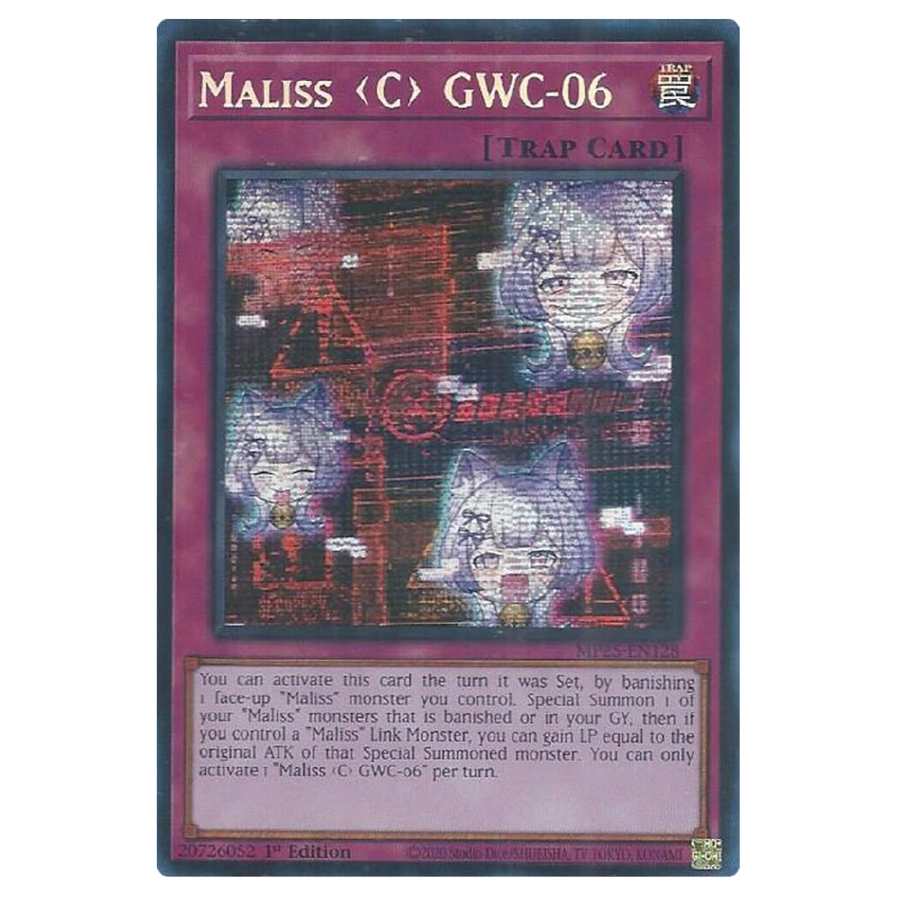 Maliss <C> GWC-06 - MP25-EN128 - Prismatic Secret Rare - 1st Edition