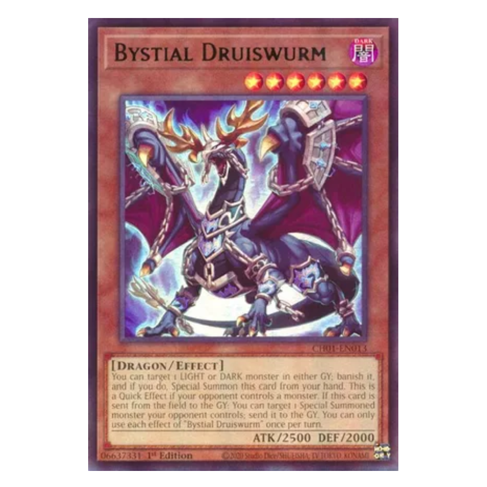 Bystial Druiswurm - CH01-EN013 - Ultra Rare - 1st
