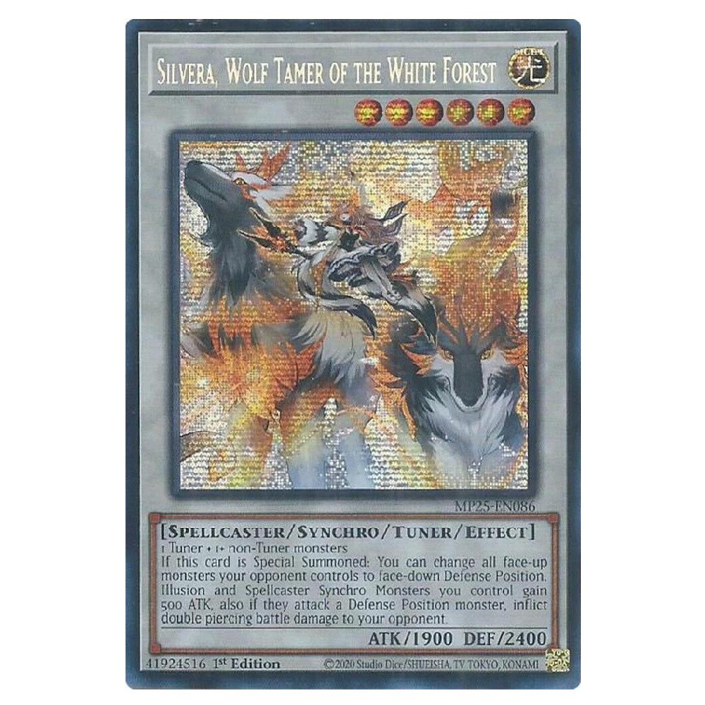 Silvera, Wolf Tamer of the White Forest - MP25-EN086 - Prismatic Secret Rare - 1st Edition