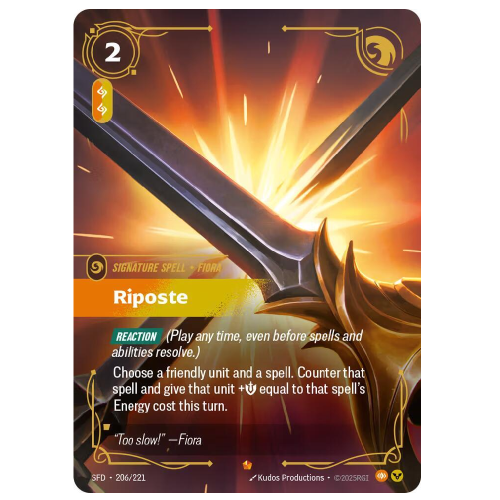 Riposte - SFD 206/221 - Epic - 1st Edition