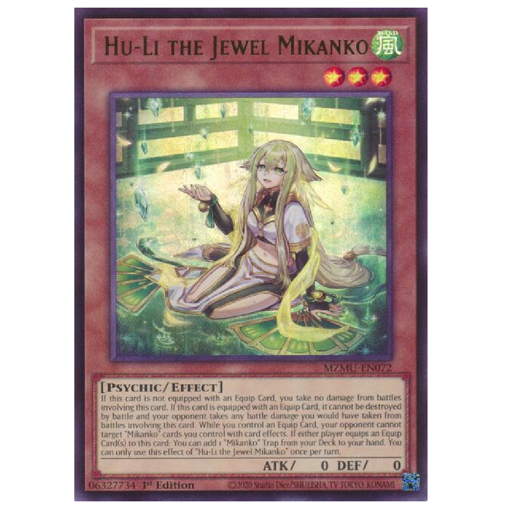 Hu-Li the Jewel Mikanko - MZMU-EN072 - Ultra Rare - 1st Edition