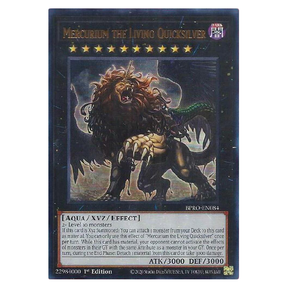 Mercurium the Living Quicksilver - BPRO-EN084 - Ultra Rare - 1st Edition