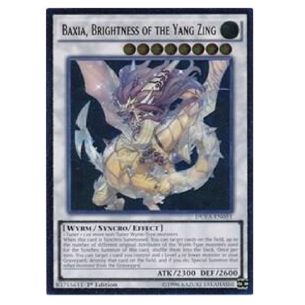 Baxia, Brightness of the Yang Zing - DUEA-EN051 - Ultimate Rare - 1st Edition