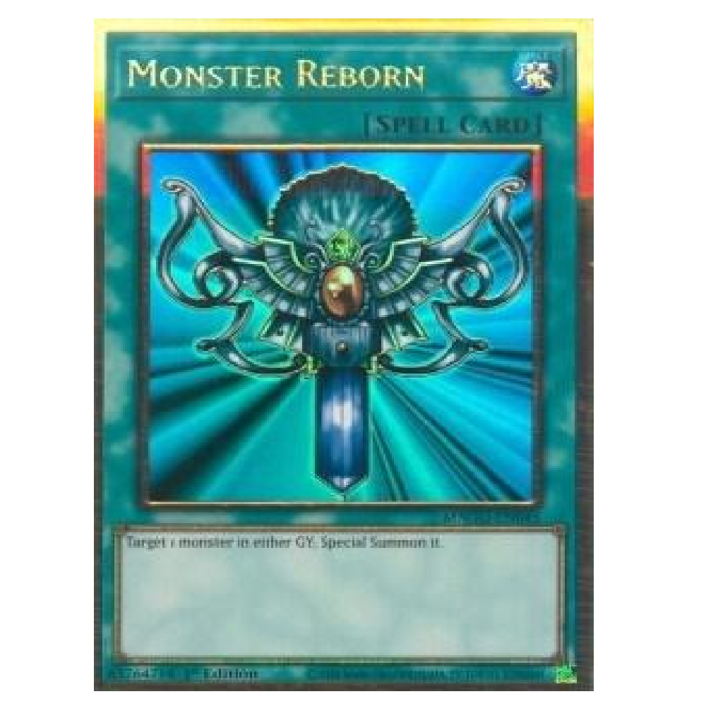 Monster Reborn - MAGO-EN045 - Premium Gold Rare - 1st Edition