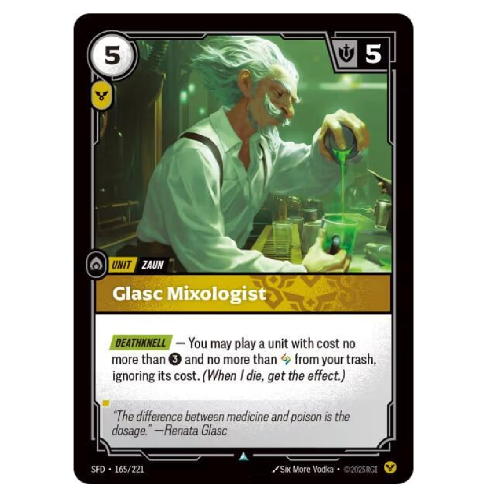 Glasc Mixologist (Foil) - SFD 165/221 - Epic - 1st Edition