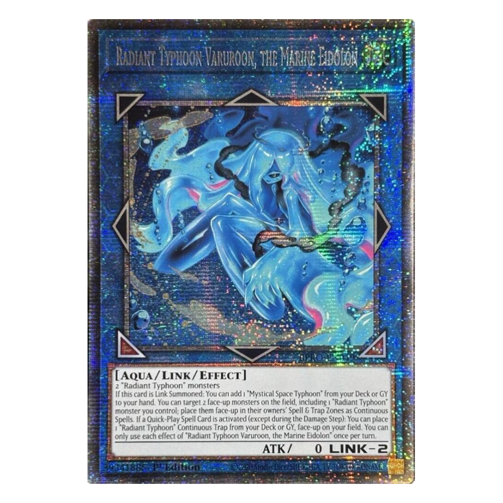 Radiant Typhoon Varuroon, the Marine Eidolon - BPRO-EN049 - Starlight Rare - 1st Edition