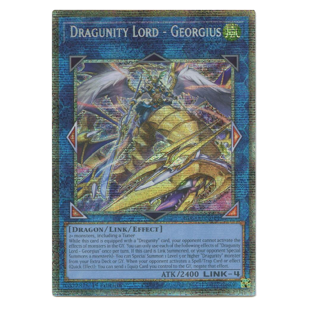 Dragunity Lord - Georgius - BLGG-EN014 - Starlight Rare - 1st Edition