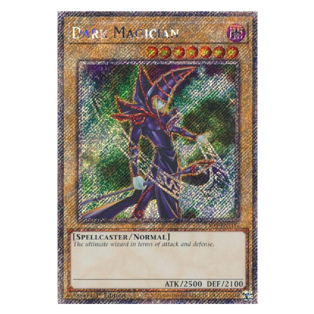 Dark Magician (6th Art) - RA04-EN106 - Platinum Secret Rare - 1st Edition