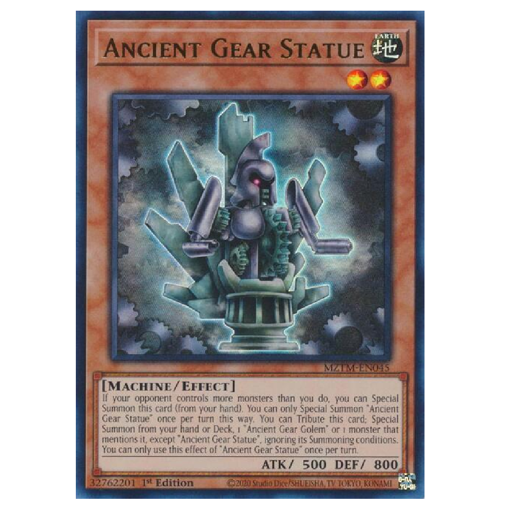Ancient Gear Statue - MZTM-EN045 - Ultra Rare - 1st
