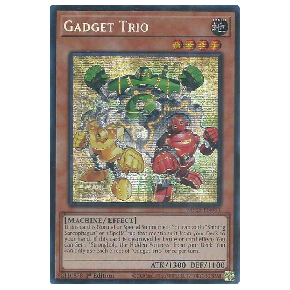 Gadget Trio - MP25-EN061 - Prismatic Secret Rare - 1st Edition