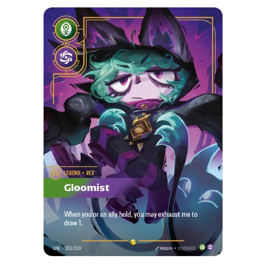 Gloomist (Overnumbered) - UNL 232/219 - Showcase - 1st Edition