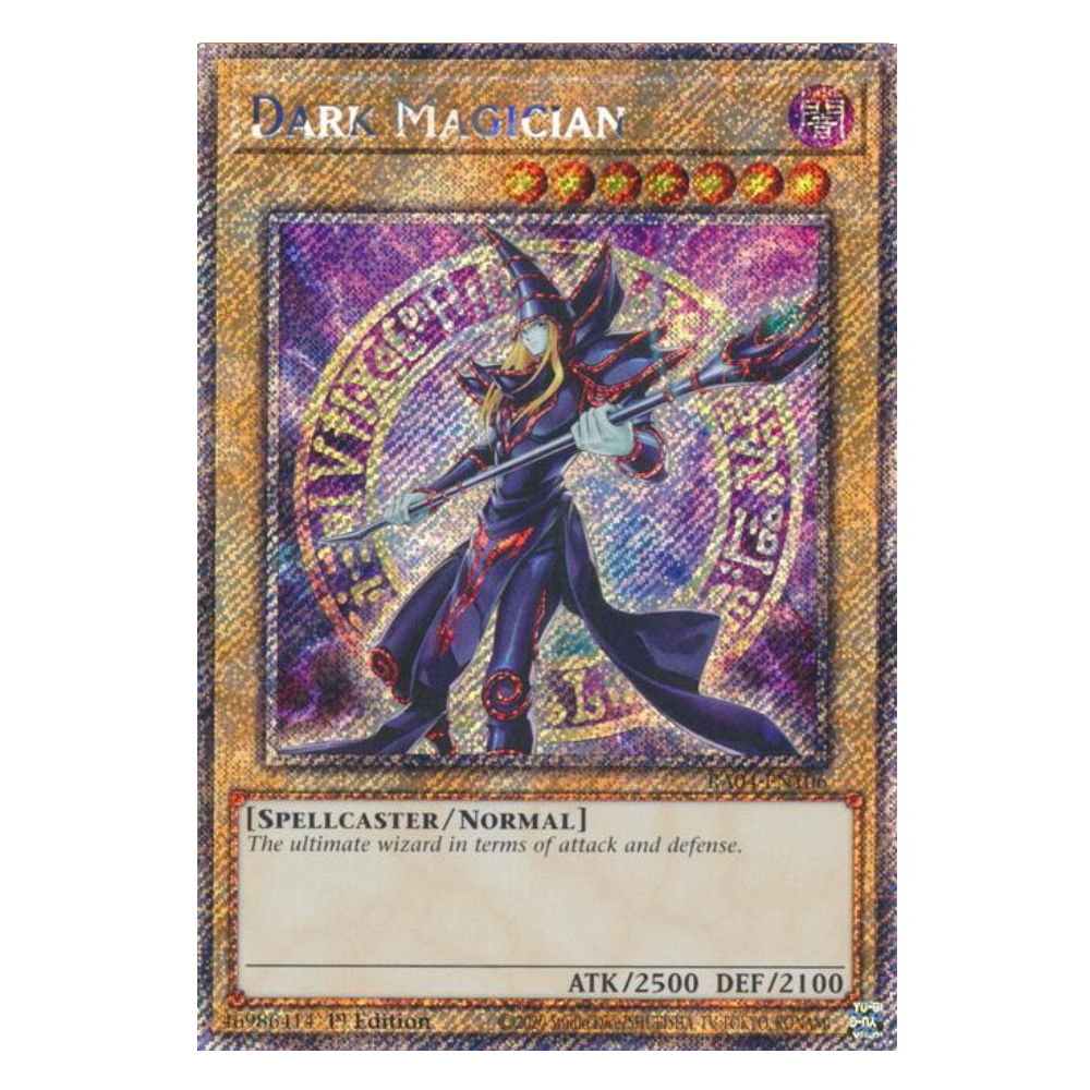 Dark Magician (8th Art) - RA04-EN106 - Platinum Secret Rare - 1st Edition