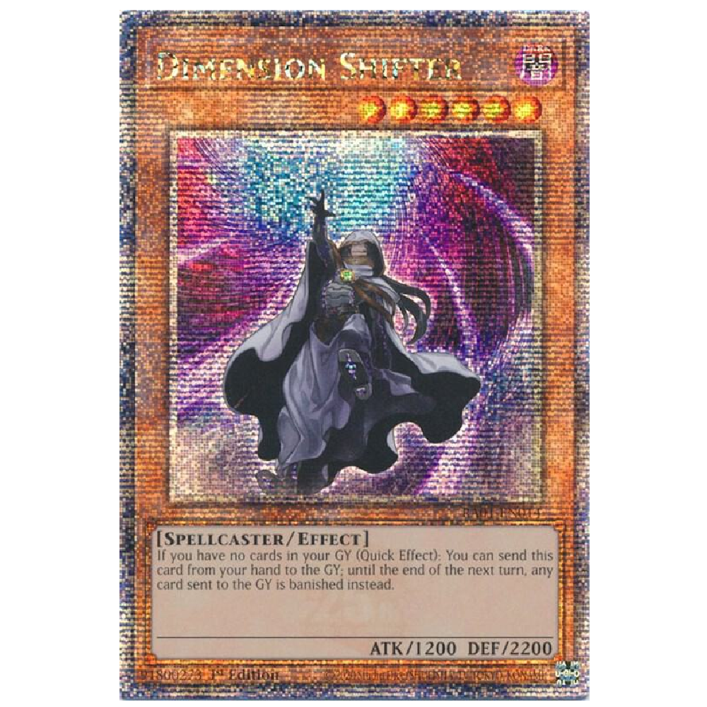 Dimension Shifter - RA01-EN014 - Quarter Century Secret Rare - 1st