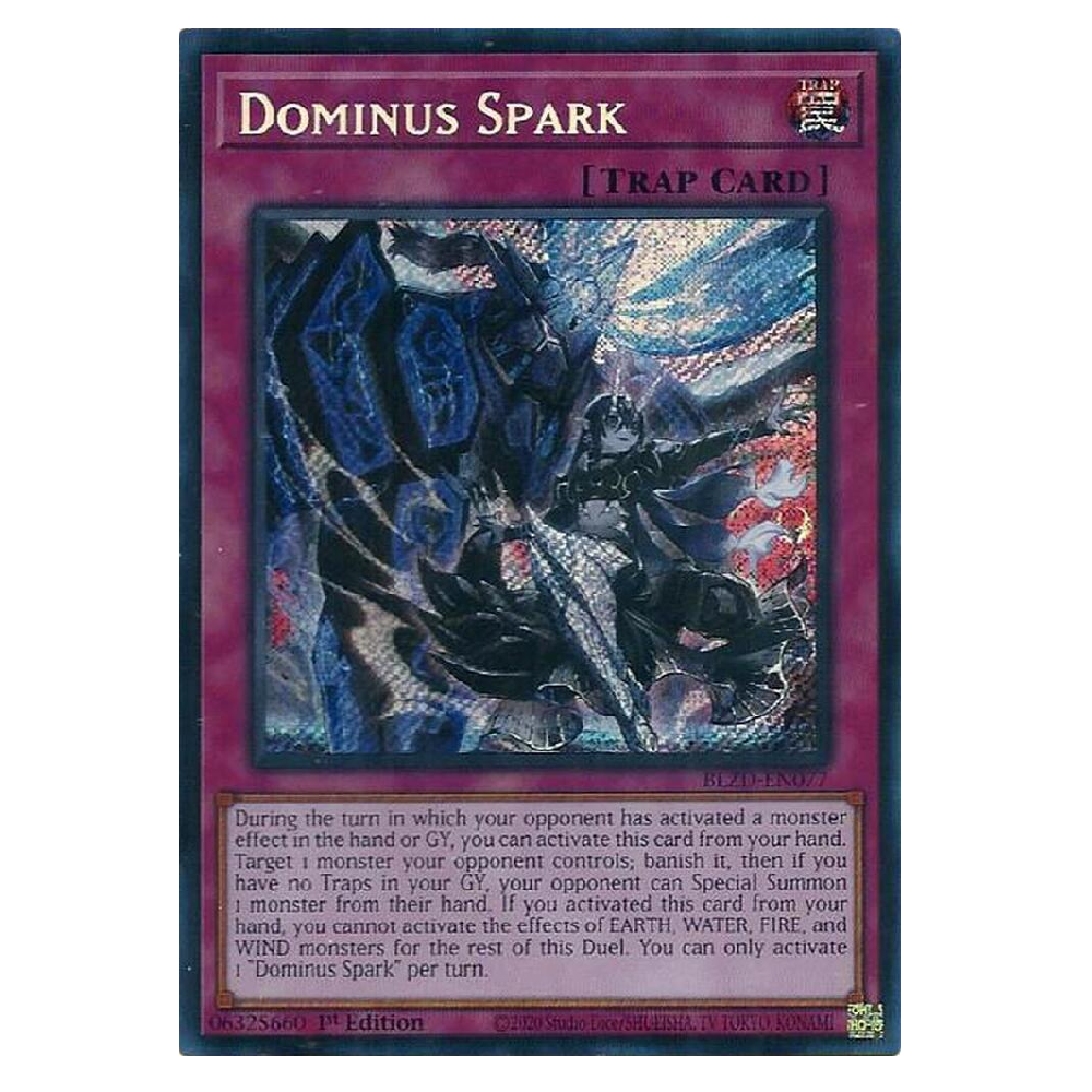 Dominus Spark - BLZD-EN077 - Secret Rare - 1st Edition