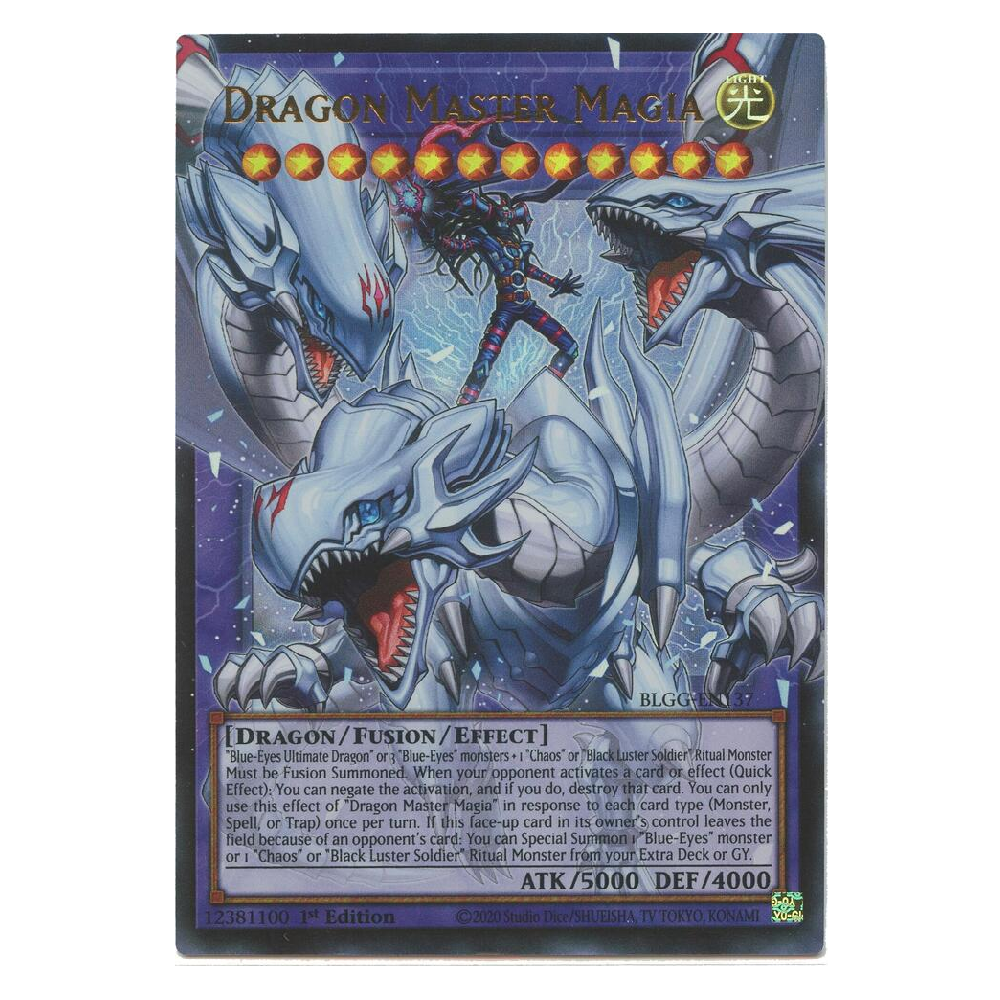 Dragon Master Magia (Overframe) - BLGG-EN137 - Ultra Rare - 1st Edition