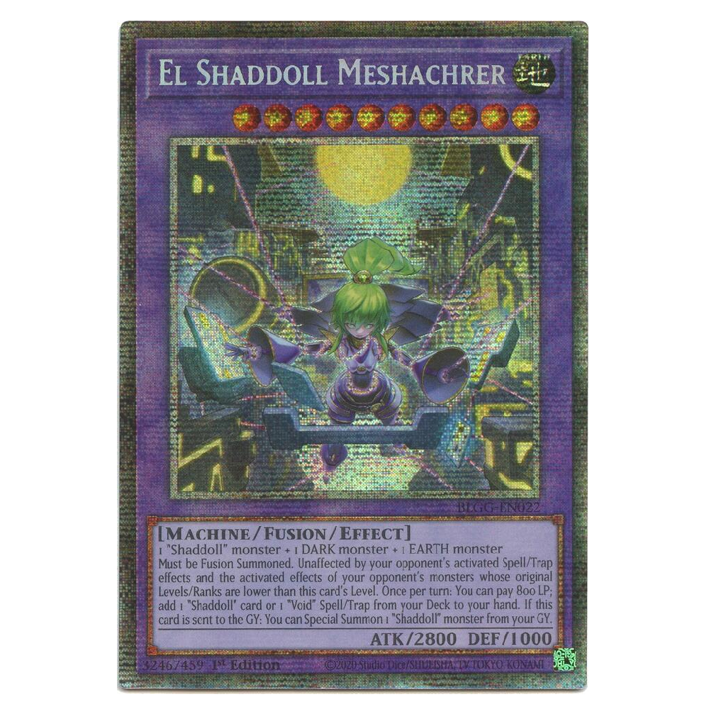 El Shaddoll Meshachrer - BLGG-EN022 - Starlight Rare - 1st Edition