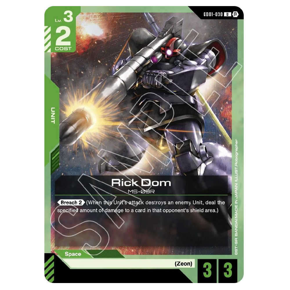 Rick Dom - GD01-030 - U - Beta Edition