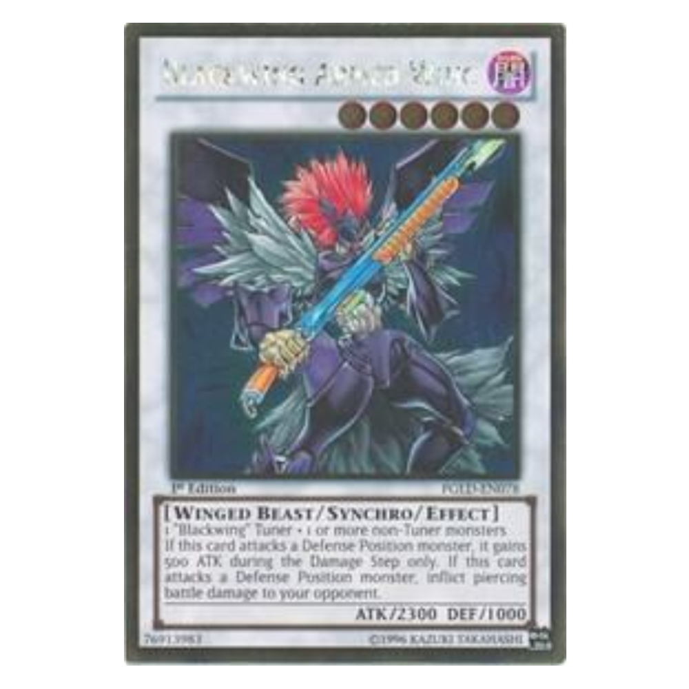 Blackwing Armed Wing - PGLD-EN078 - Gold Rare - 1st Edition