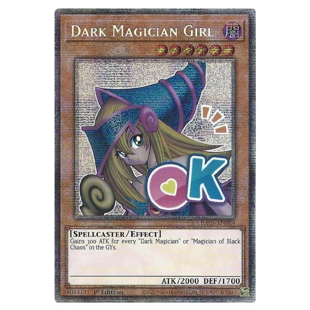 Dark Magician Girl (Stamp) - RA05-EN084 - Starlight Rare - 1st Edition