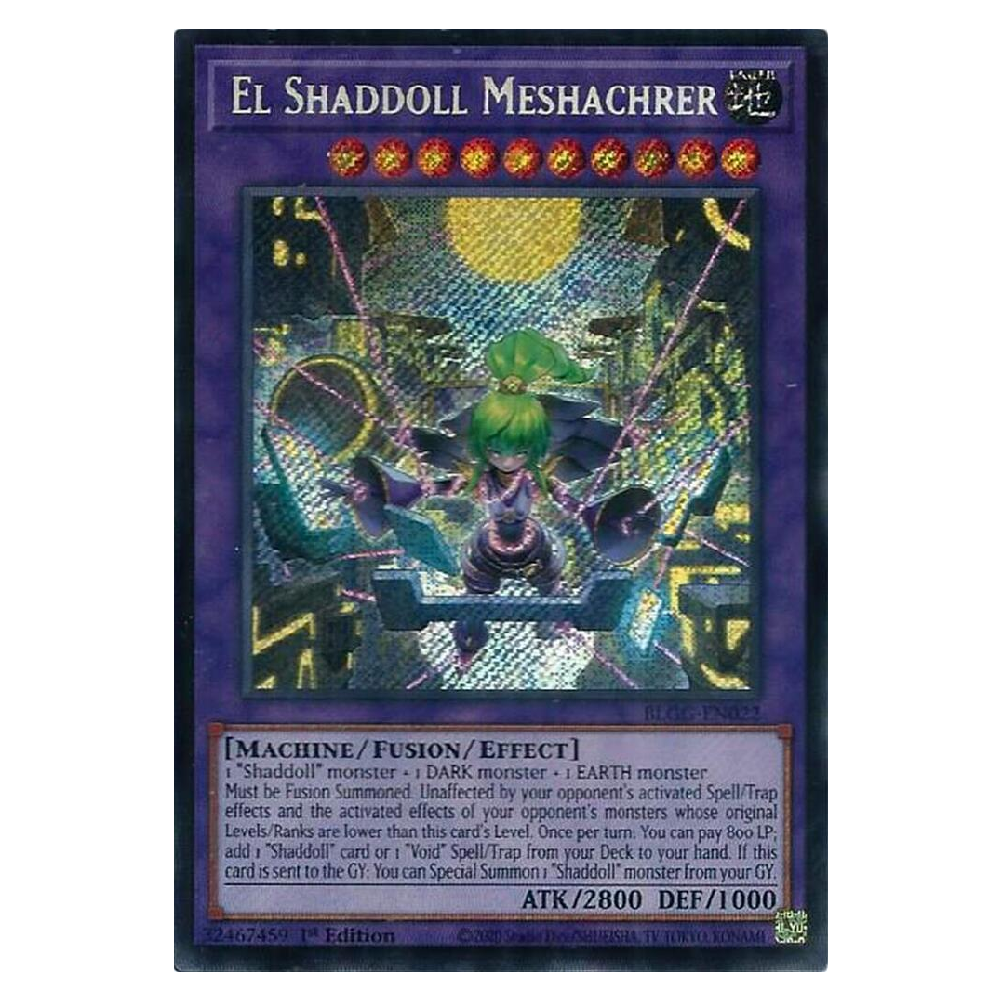 El Shaddoll Meshachrer - BLGG-EN022 - Secret Rare - 1st Edition