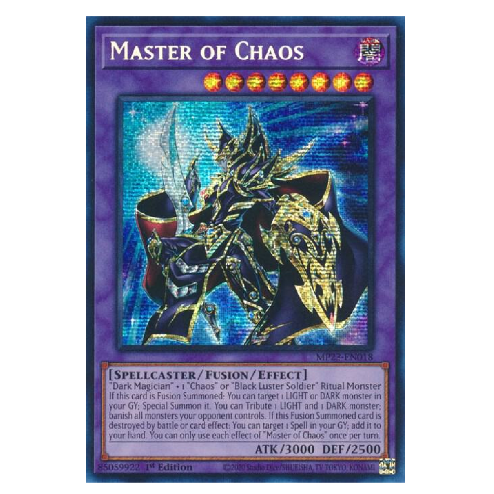 Master of Chaos - MP23-EN018 - Prismatic Secret Rare - 1st Edition
