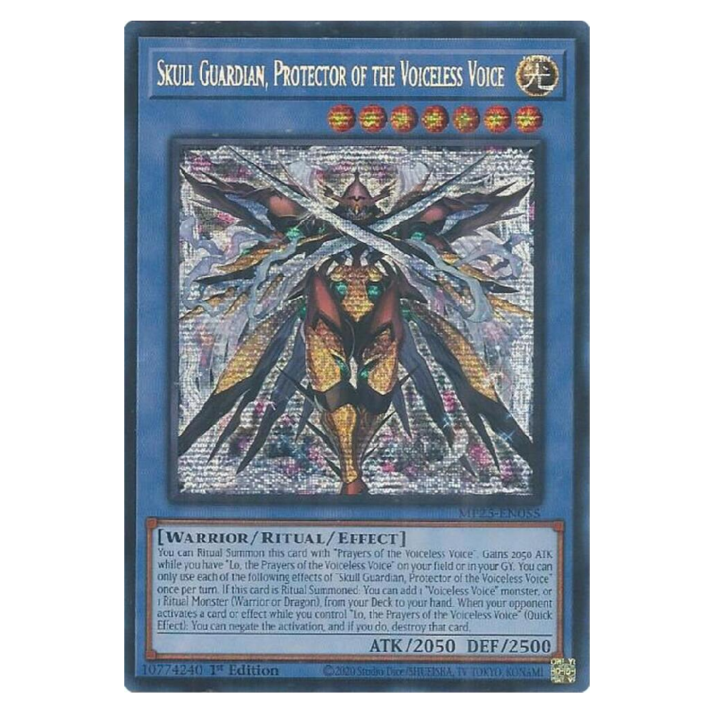 Skull Guardian, Protector of the Voiceless Voice - MP25-EN055 - Prismatic Secret Rare - 1st Edition