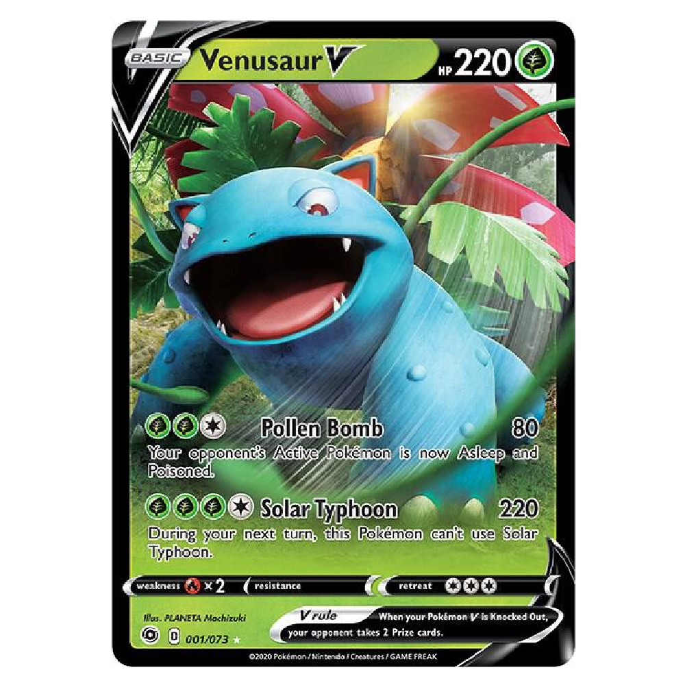 Venusaur V - 001/073 - Ultra Rare - 1st Edition