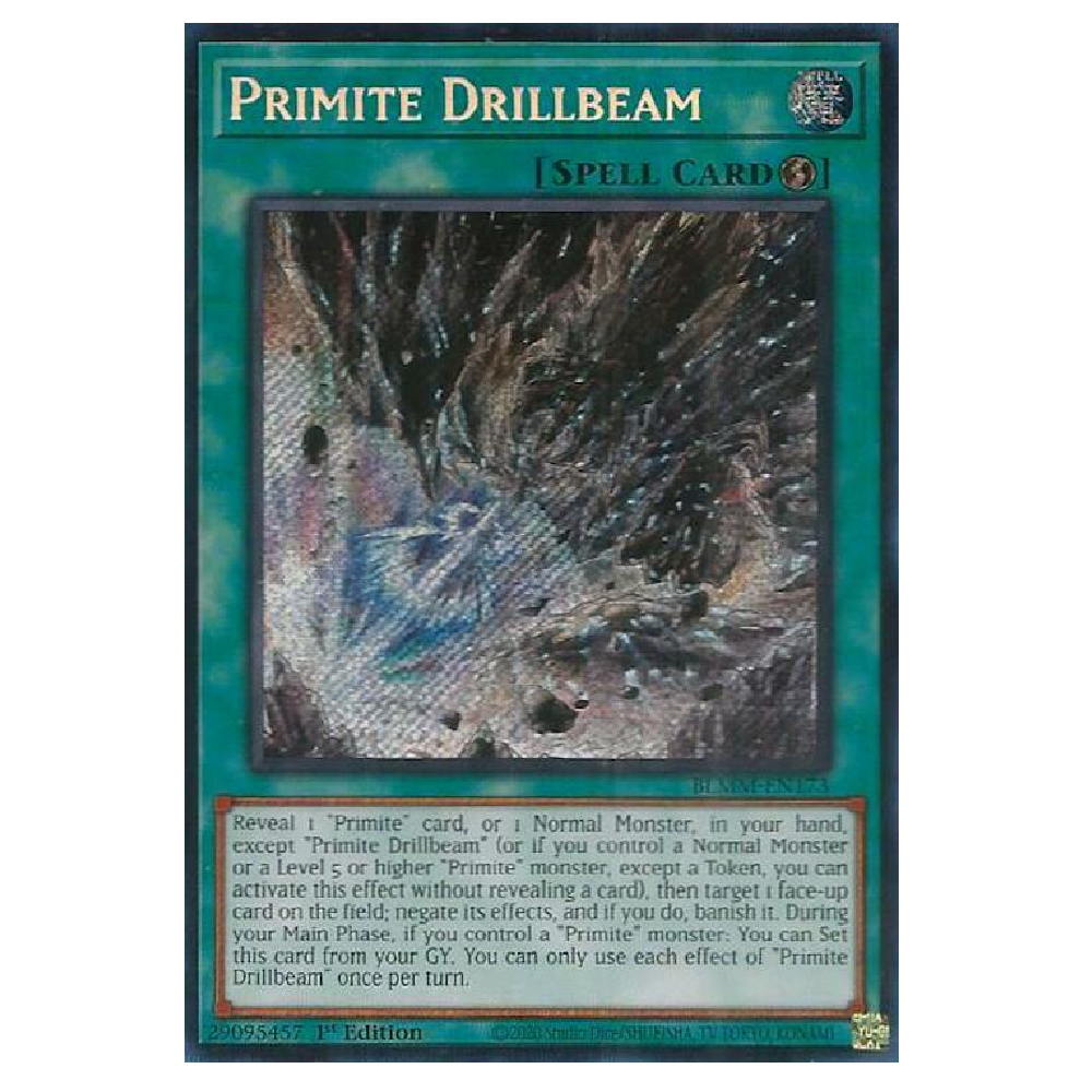 Primite Drillbeam - BLMM-EN173 - Secret Rare - 1st Edition