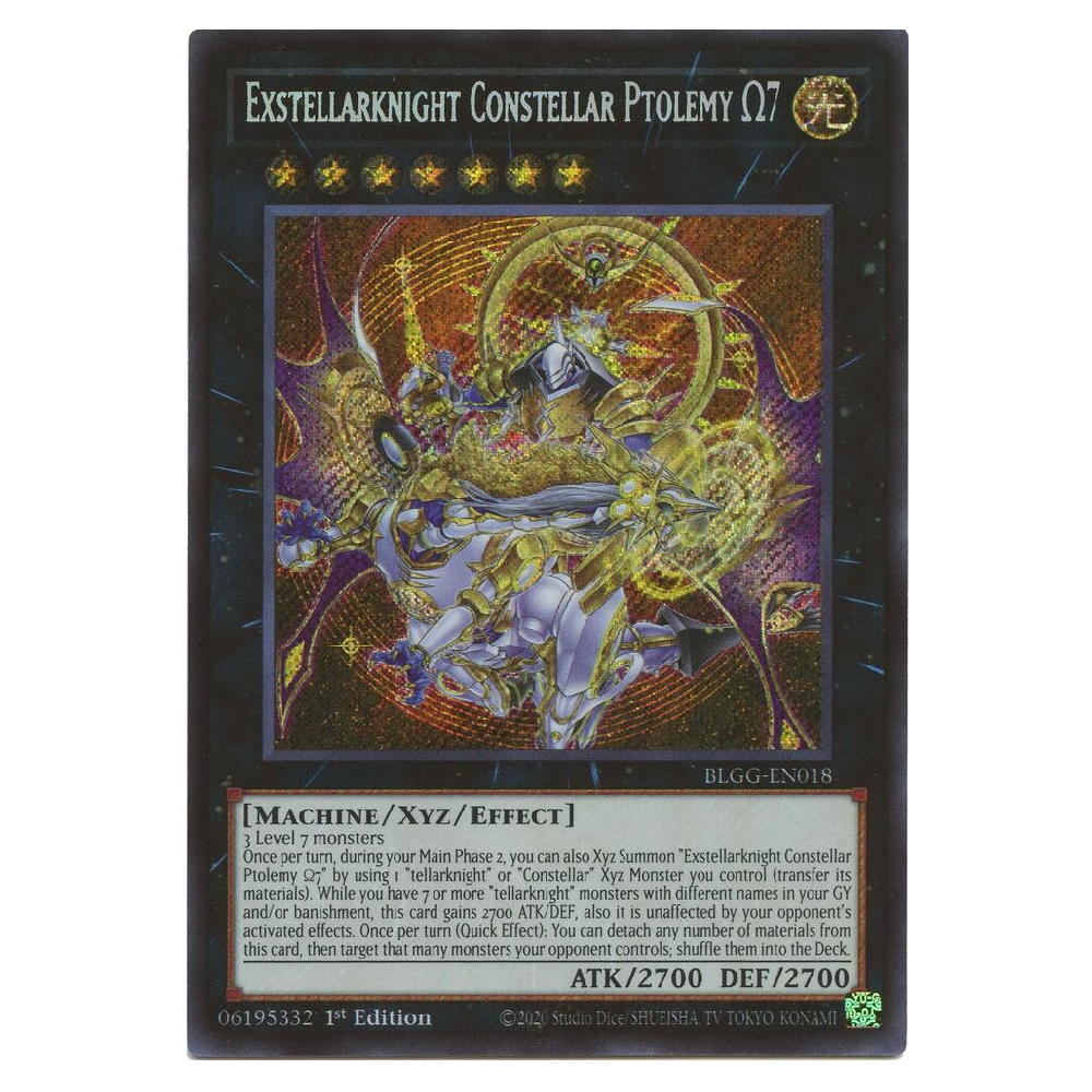 Exstellarknight Constellar Ptolemy Ω7 - BLGG-EN018 - Secret Rare - 1st Edition