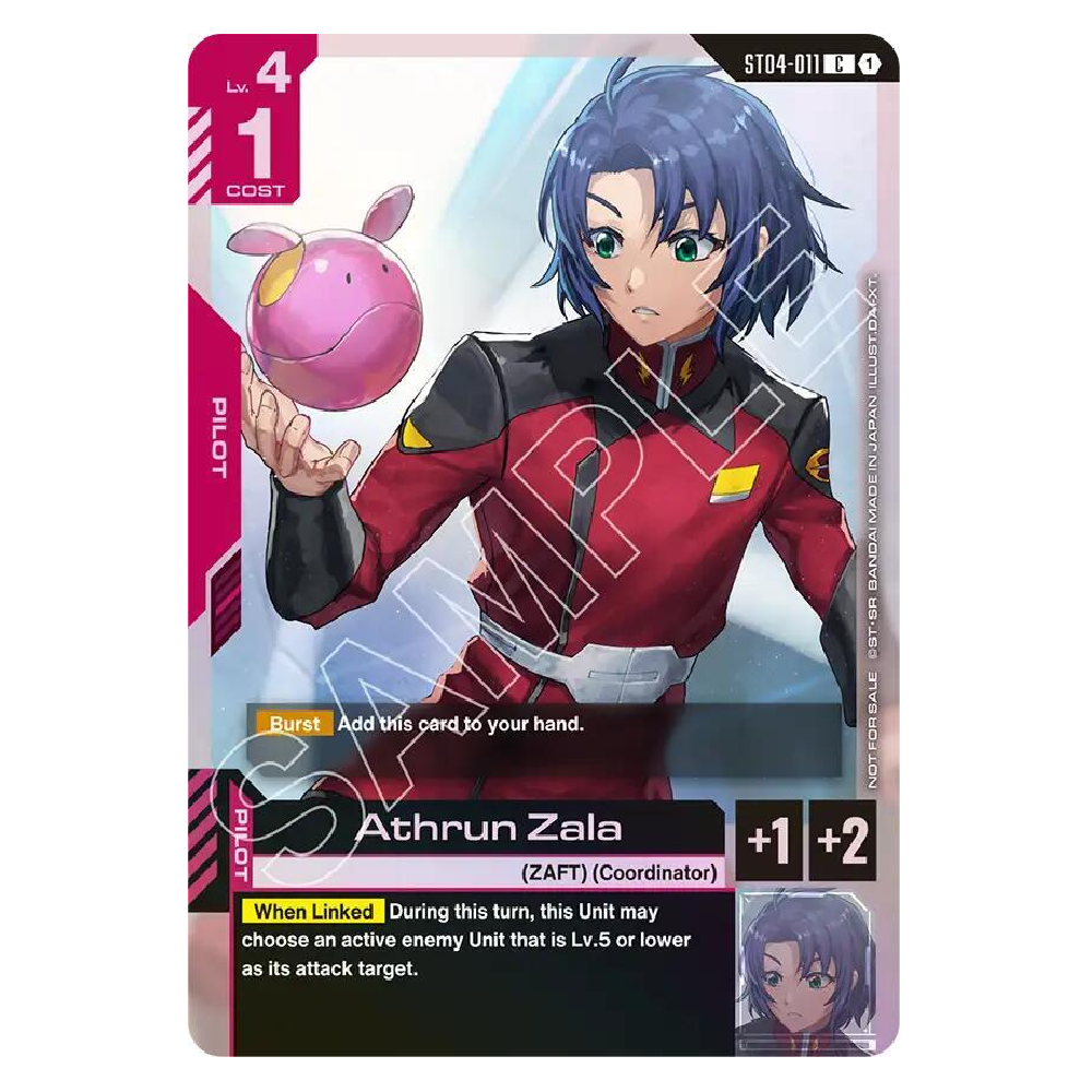 Athrun Zala (Store Tournament Participant Pack 01) - ST04-011 - C - 1st Edition
