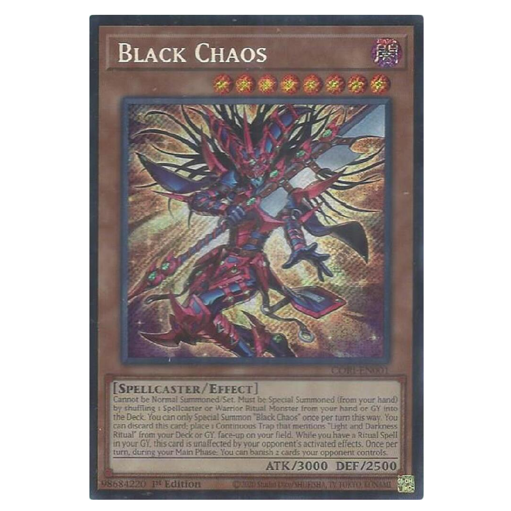 Black Chaos - CORI-EN001 - Secret Rare - 1st Edition